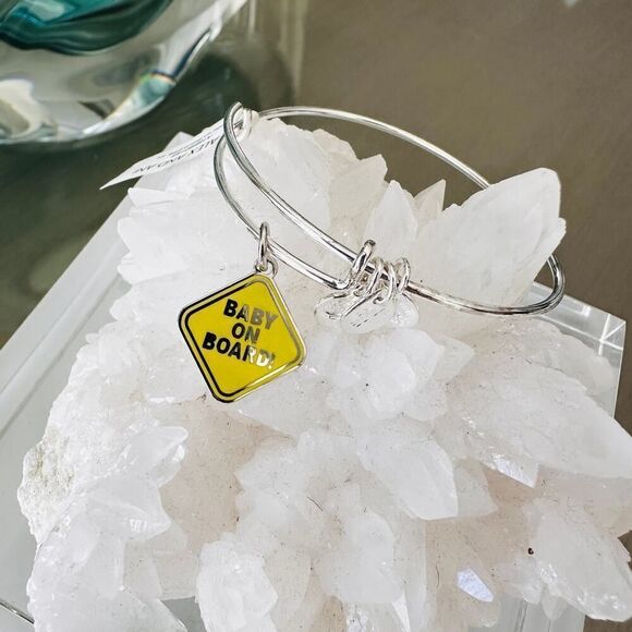 Alex & Ani Baby On Board Bangle - Picture 1 of 3